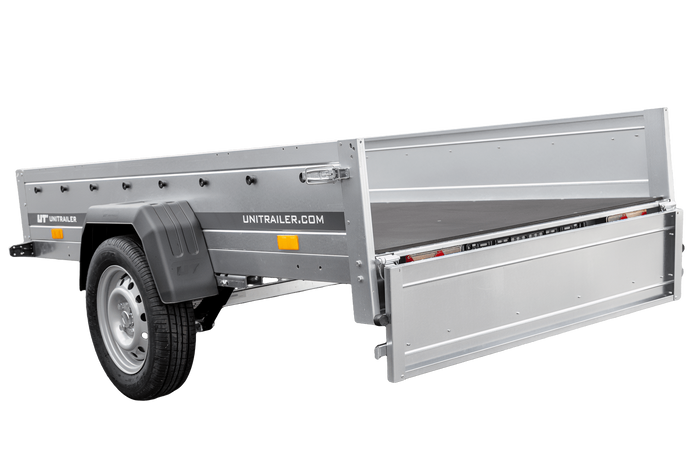 Remorcă auto pe arcuri 230x125 UNITRAILER GARDEN 230/R KIPP