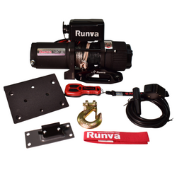 Troliu electric pentru remorcă RUNVA EWP3500A 12V 1588kg cu cablu de 12,8m