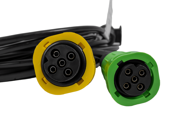 Instalație electrică MANTES, cablaj remorcă barcă 4,4m, mufă 13PIN, baionete 2x5PIN