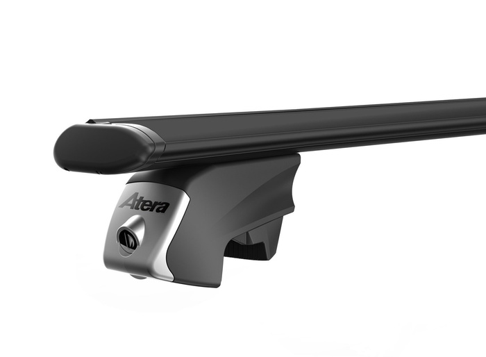 Bară de plafon din aluminiu Atera Signo RT 048222, neagră (122 cm), pentru șine