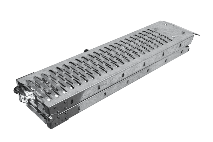 Rampă pliabilă UNITRAILER ALR004B din oțel pentru remorcă 190cm 200kg