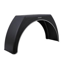 Apărătoare remorcă 15-17.5" DOMAR DK3112 arcadă roată plată 950/280mm cu ornamente albe