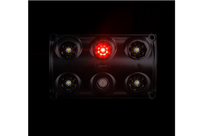 Lampă auto neagră pentru interior HORPOL LWD2157/CZ LED 900lm cu întrerupător și diodă roșie