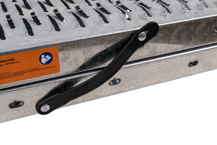 Rampe pliabile UNITRAILER ALR004B din oțel pentru remorci 190 cm 400 kg set de 2