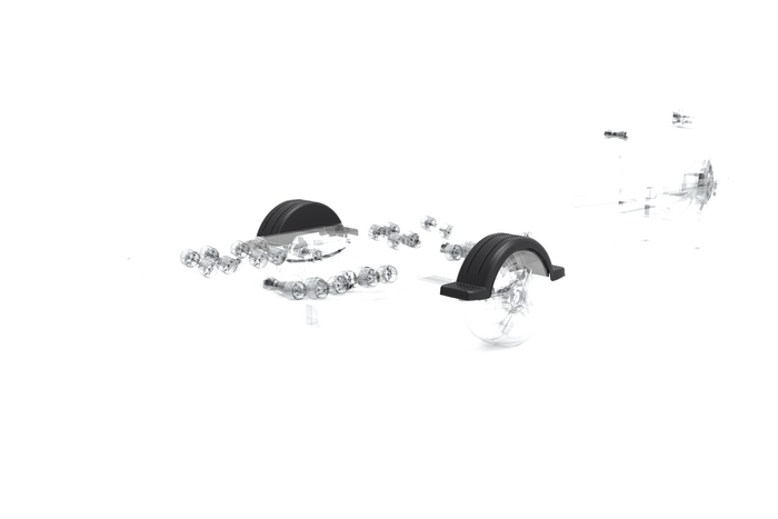 Apărătoare pentru remorcă de barcă 13" DOMAR D20422 arcadă roată 950/240mm