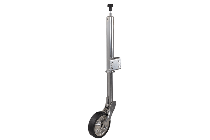 Roată jockey ranforsată KNOTT ATK60 cu mâner 350 kg 60 mm 785-1020 mm