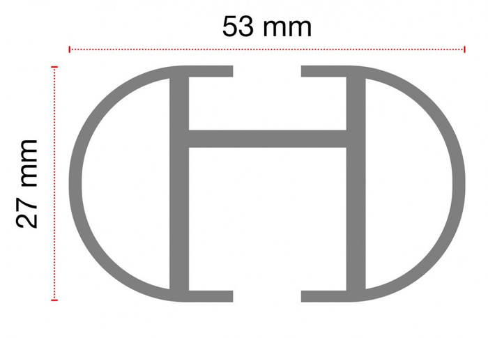 Bară de plafon universală G3 Pacific 64.110-68.038 din aluminiu