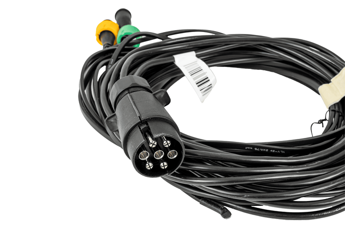 Set de lumini: lumini spate ASPÖCK + lumini de degajare laterale ASPÖCK + cablaj MANTES 7m 7-PIN + conectori rapidi