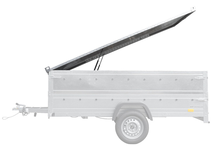 Capac din aluminiu pentru remorca UNITRAILER GARDEN TRAILER 264 KIPP