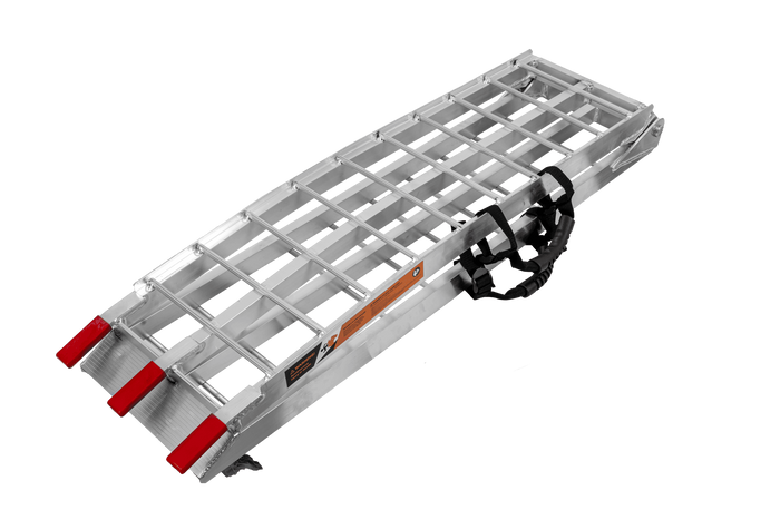 Rampă pliabilă UNITRAILER ALR002 din aluminiu pentru remorcă 221 cm 340 kg cu centură