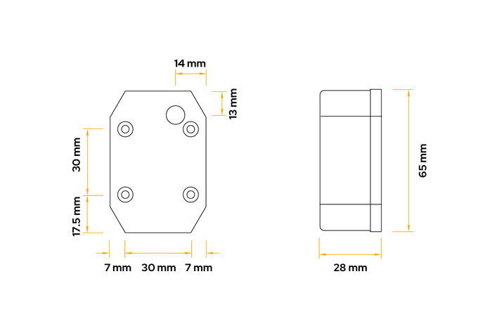 Lampă de marcare cu LED ASPÖCK FLEXIPOINT universală