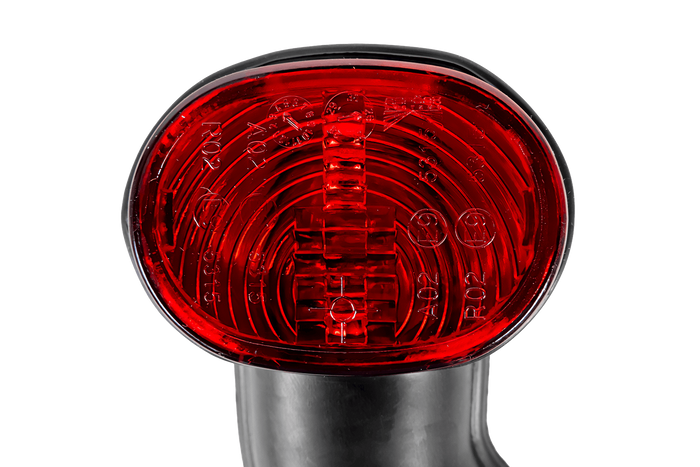 Lampe de poziție stânga+dreapta ASPÖCK SUPERPOINT II pe braț de cauciuc cu cablu lateral