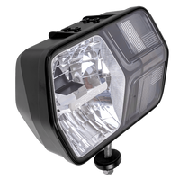 Lampă frontală LED ASPÖCK LuxLED II cu 7 funcții, 6 pini, DEUTSCH DT06-6S, stânga