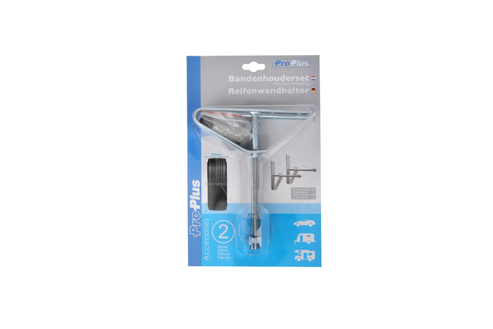 Set de două suporturi pentru roți ProPlus 390050, suporturi de perete pentru anvelope