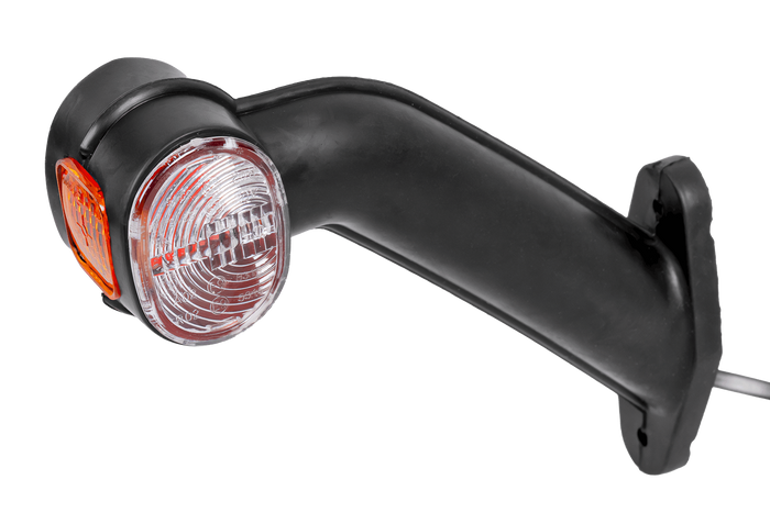 Lampe de poziție stânga+dreapta ASPÖCK SUPERPOINT II pe braț de cauciuc cu cablu lateral