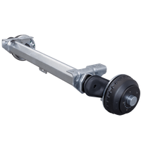 Axa franata AL-KO COMPACT pentru remorca / remorca 1350kg 800mm 1250mm 5x112