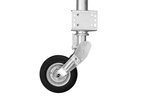 Roată jockey automată UNITRAILER cu mâner 250 kg 60 mm 785-955 mm