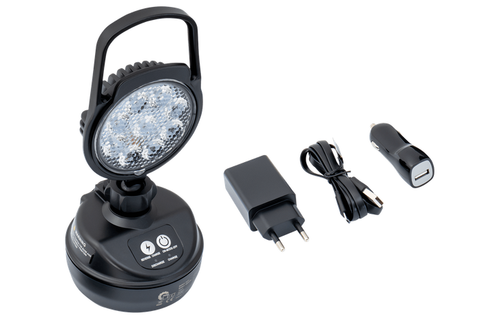 Lampă de lucru cu LED TruckLED L0159, magnet reîncărcabil cu 9 LED-uri