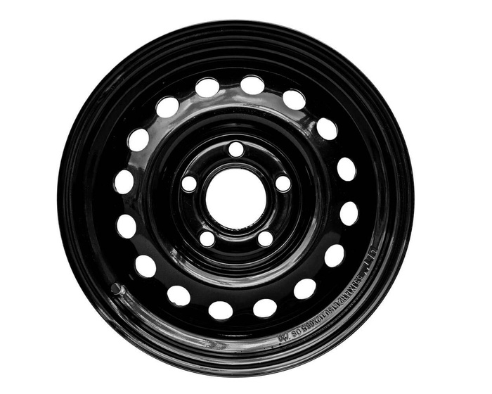 Jantă de oțel pentru remorcă UNITRAILER neagră 5.5Jx14"H2 5x112 ET:30