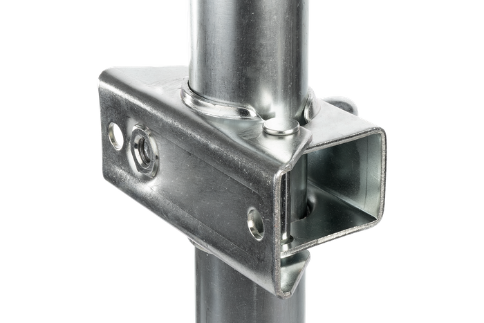 Roată jockey cu clemă UNITRAILER 150kg 48mm 505-730mm