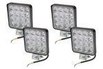 Set de patru lămpi de lucru LED cu reflector HERMON EL042 16xLED 3840lm