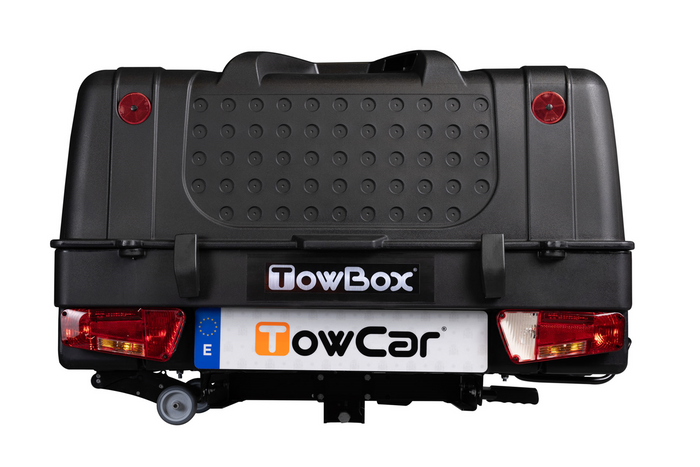 Towbox V1 Black Edition - cutie de bagaje montată pe bara de remorcare
