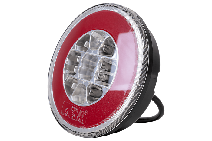 TT TECHNOLOGY TT.12008 Glo-Trac LED Lampă spate Hamburger cu 3 funcții, universală
